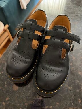Dr. Martens Mary Janes Black - Womens Size 8